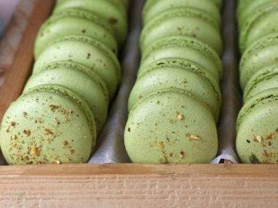 Macarons au thé vert