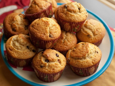 Muffins au thé Earl Grey et pépites de chocolat