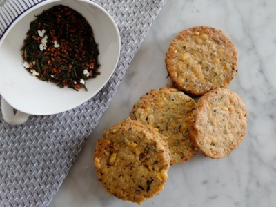 Biscuits au thé Genmaicha du Japon