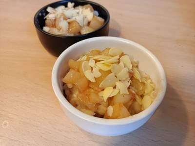 Risotto aux poires et au thé au Jasmin