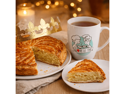 Galette des Rois à la frangipane parfumée au thé