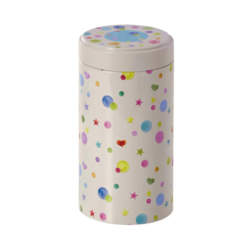 Boite à thé 120g motif confettis