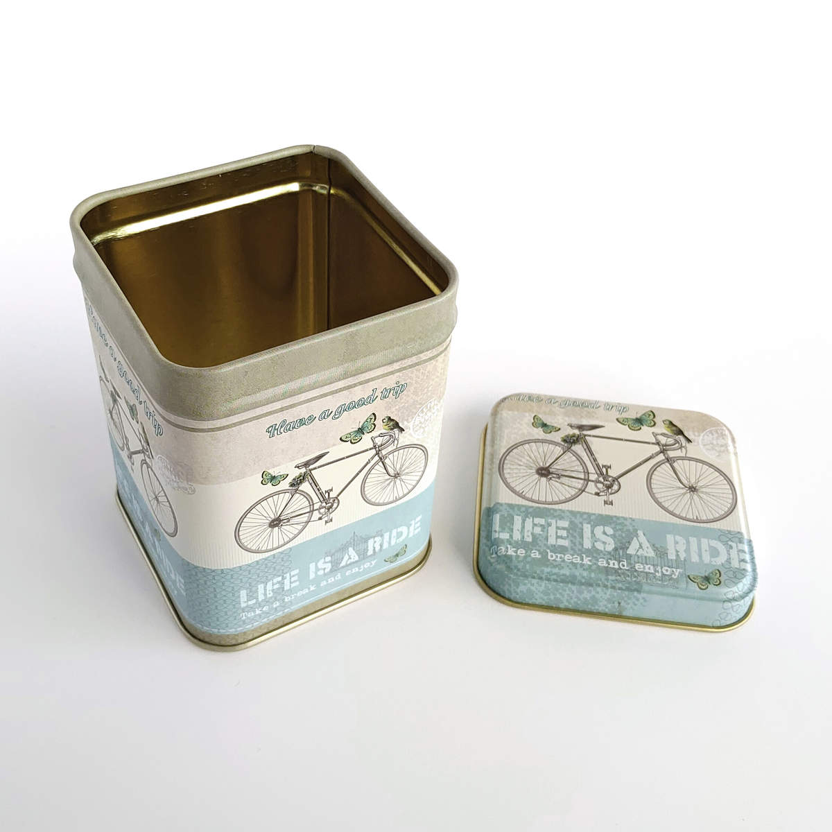 Boîte à Thé En Métal étanche - Plusieurs Tailles (S/L) Et Couleurs, Pour Conserver Thé Ou Café En Vrac