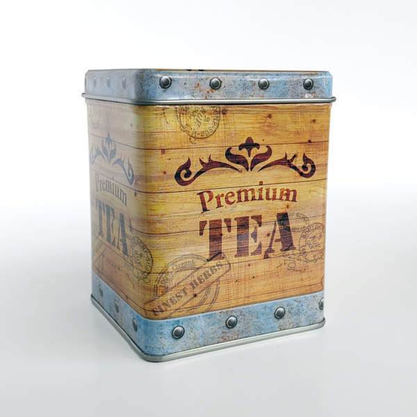 Boite à thé métal Premium Tea
