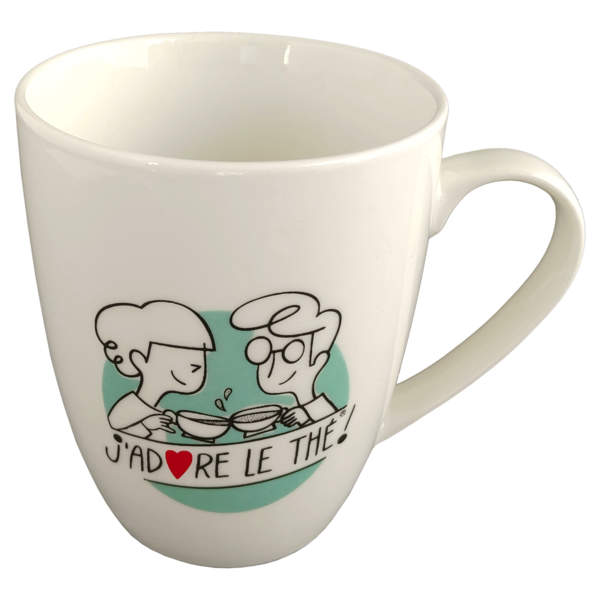 Tasse à thé avec infuseur intégré porcelaine Chine - Ressourcerie Histoires  Sans Fin