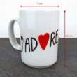 Mug J'adore le thé ! - Dimensions