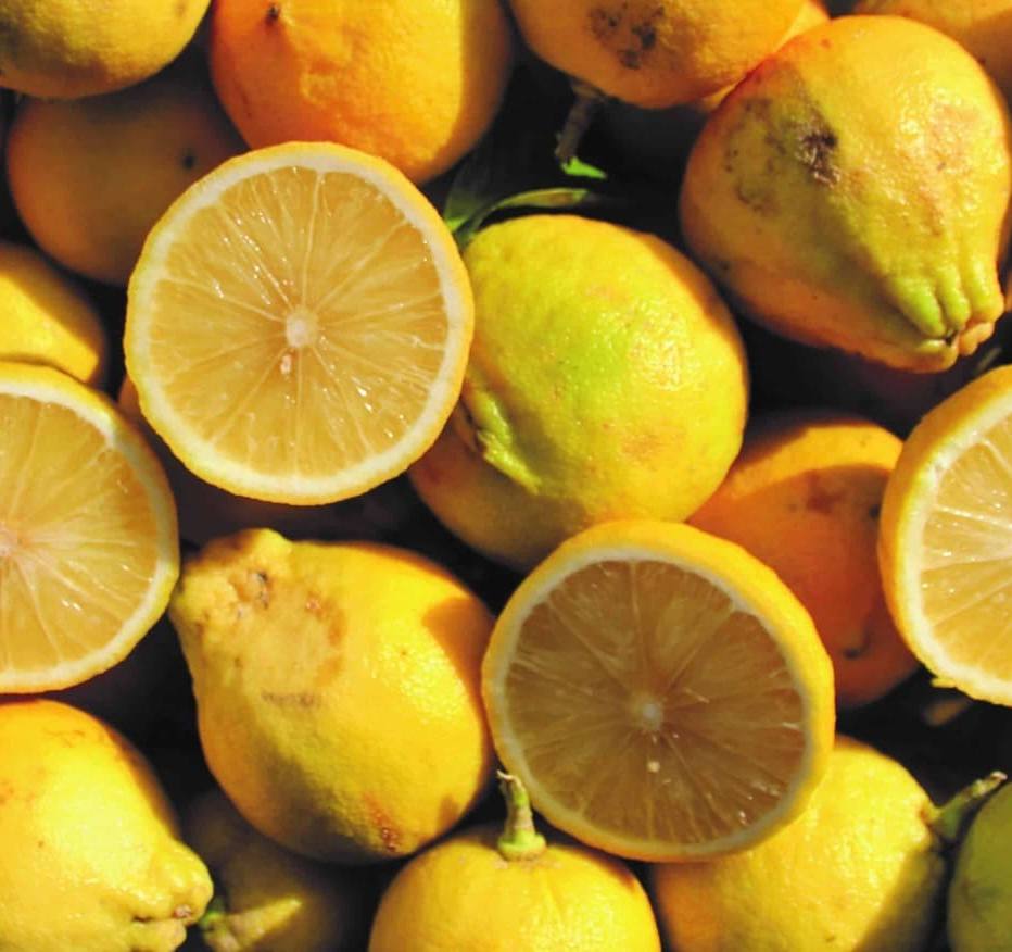 Bergamote, vue de fruits entiers et d'un fruits coupés